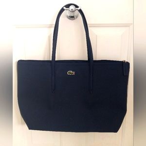 Navy Lacoste Tote